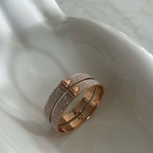 Swarovski bracelet rose gold color